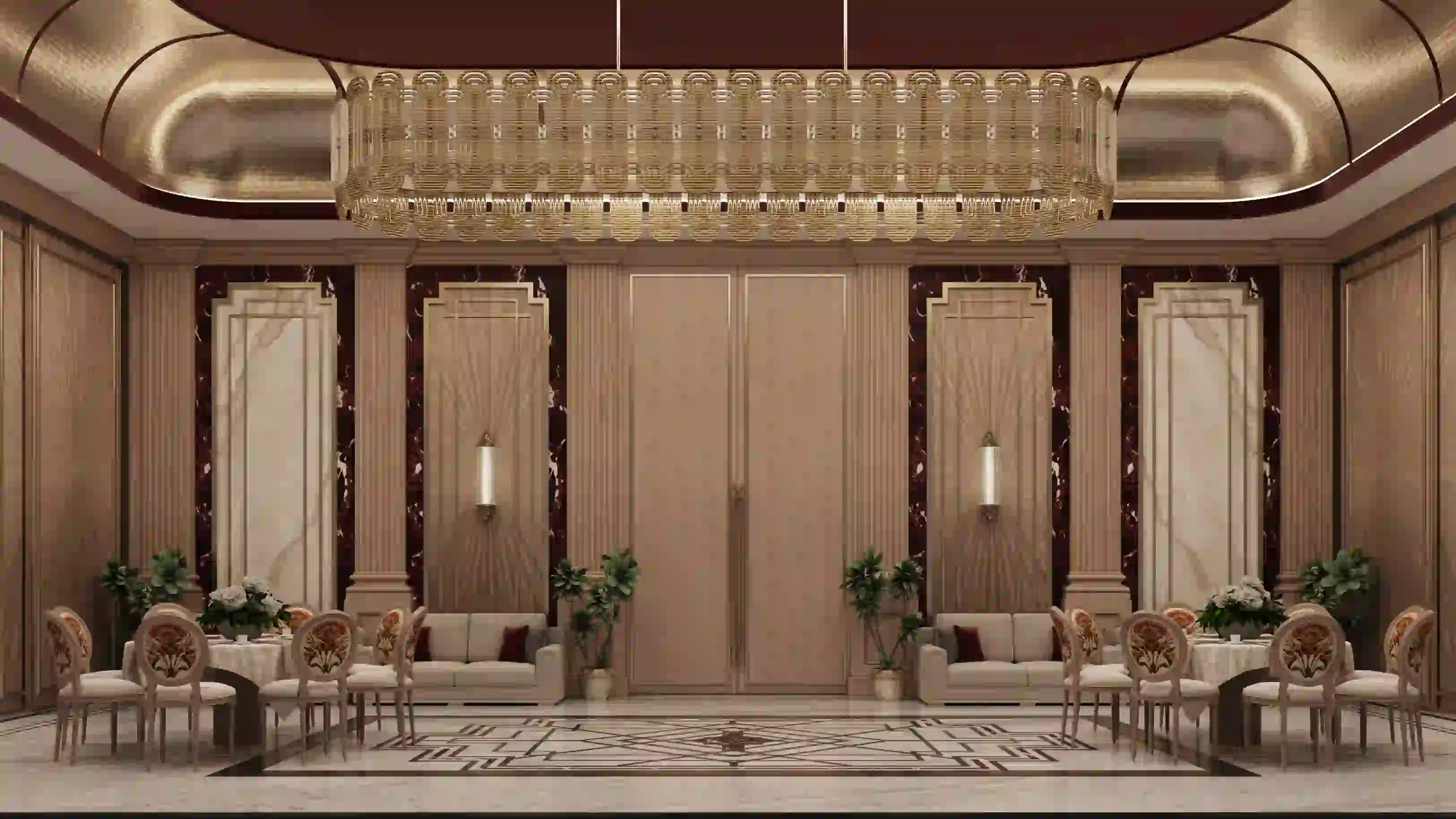 Banquet hall area